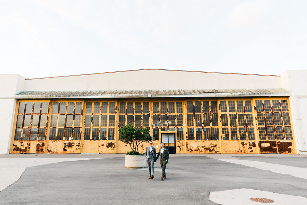 A Modern Brewery Wedding Celebration at Almanac Beer Co. in Alameda | Evan + Brian